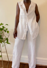 Load image into Gallery viewer, blanc linen two-piece set

