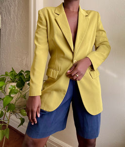 chartreuse blazer