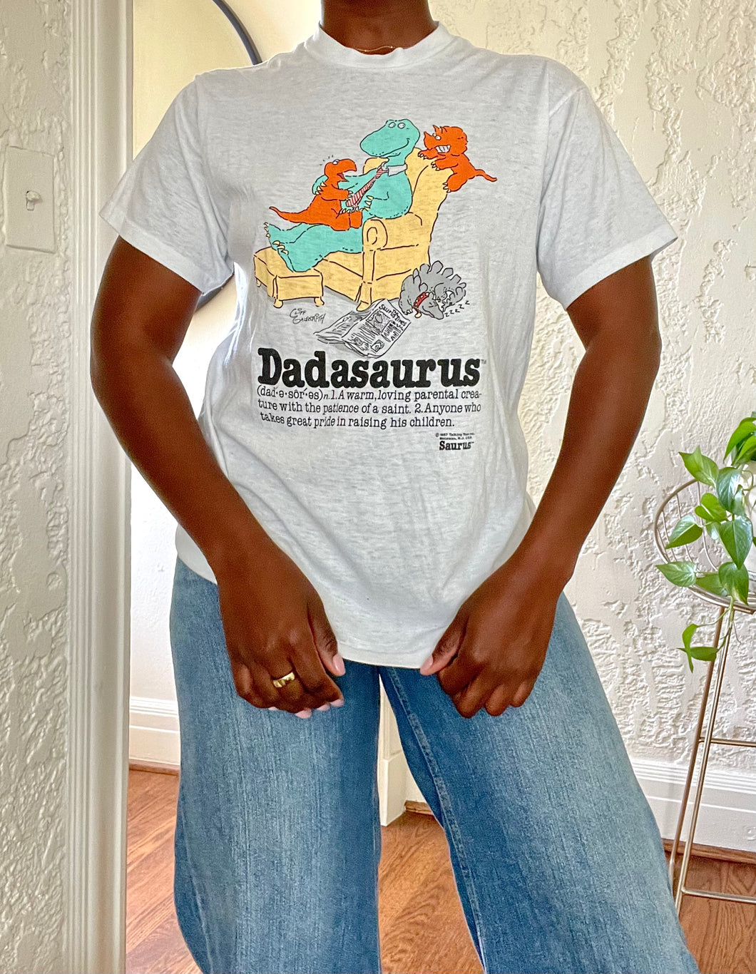 dadasaurus vintage tee