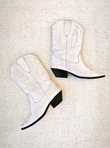 isabel marant white duerto cowboy boots