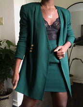 Load image into Gallery viewer, rich teal skirt suit
