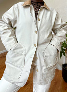 cream chore jacket