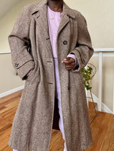 Load image into Gallery viewer, tweed wool coat
