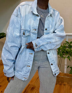bleached vintage levis denim jacket