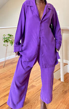 Load image into Gallery viewer, grape silk two-piece set
