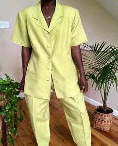 citron short sleeve suit