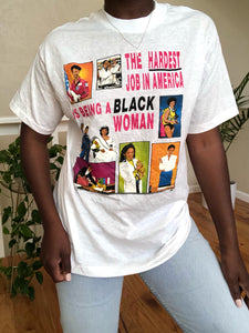 black woman in america tee