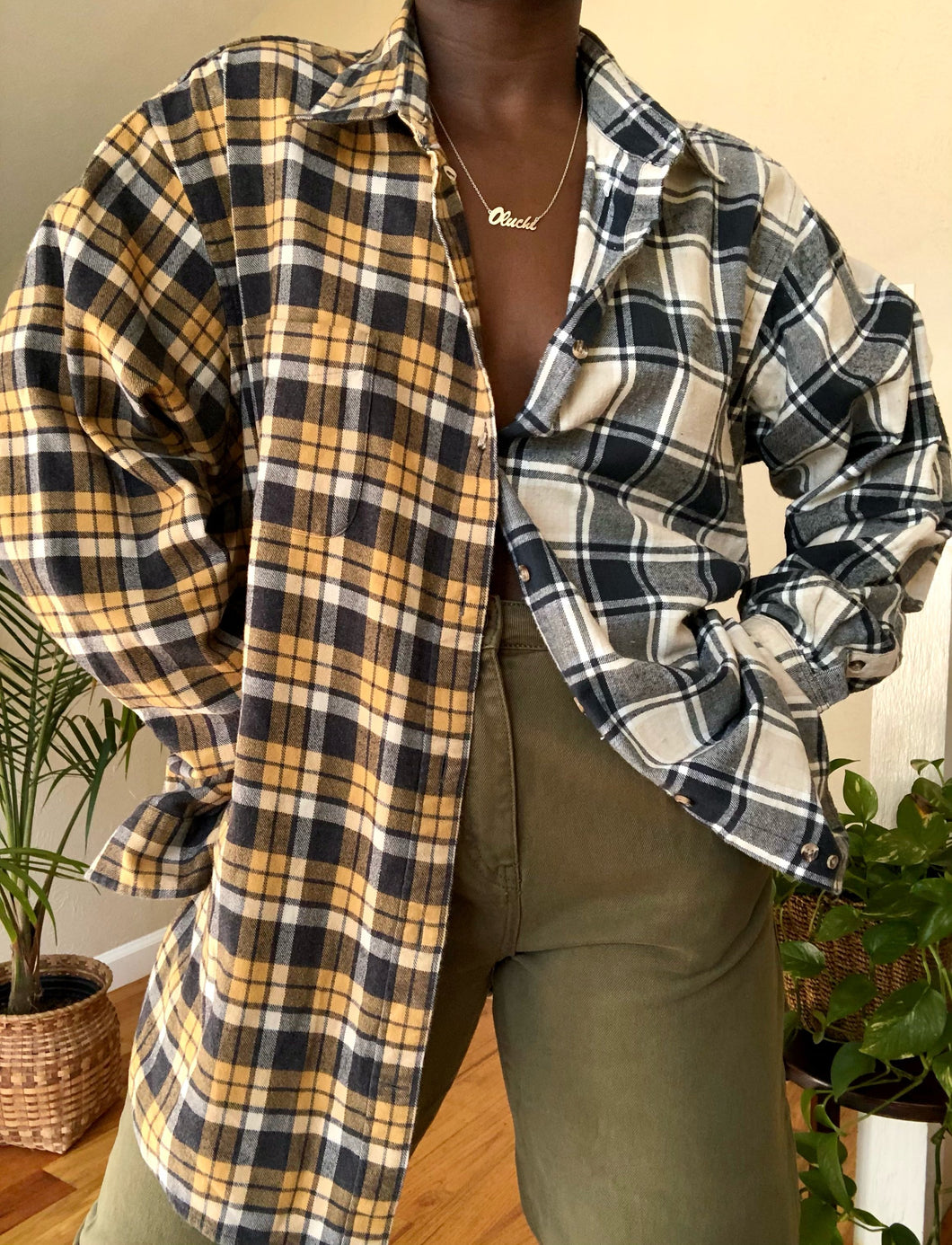 reworked vintage flannel