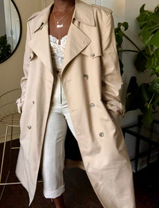 vintage christian dior trench coat