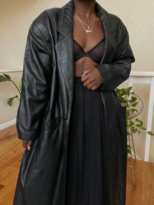 vintage leather duster