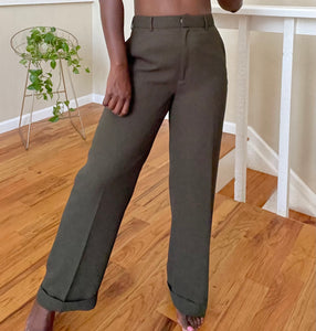 olive trousers