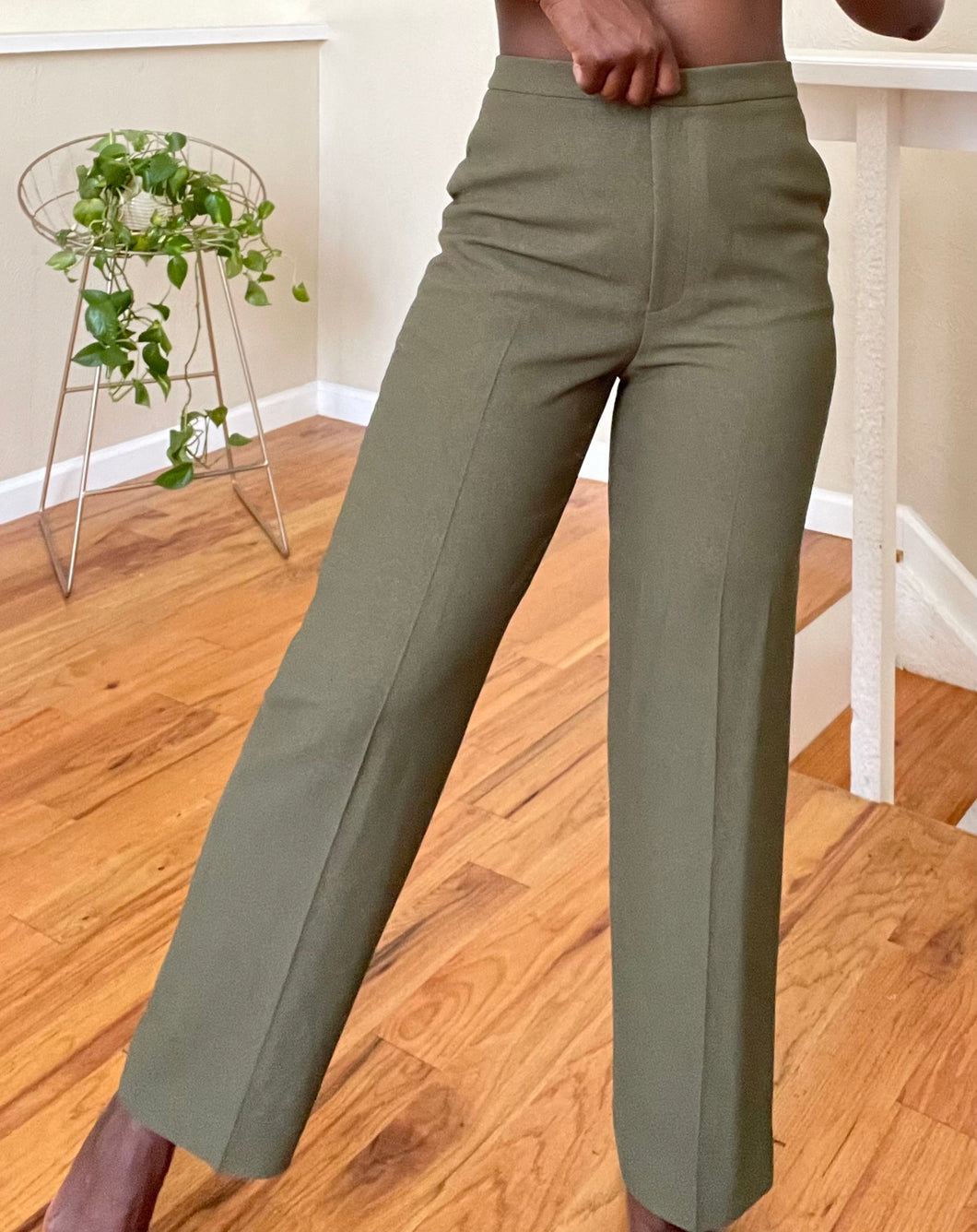 olive trousers