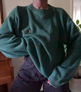 teal vintage tommy sweater