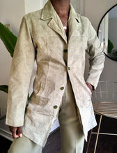 Load image into Gallery viewer, pistachio suede jacket

