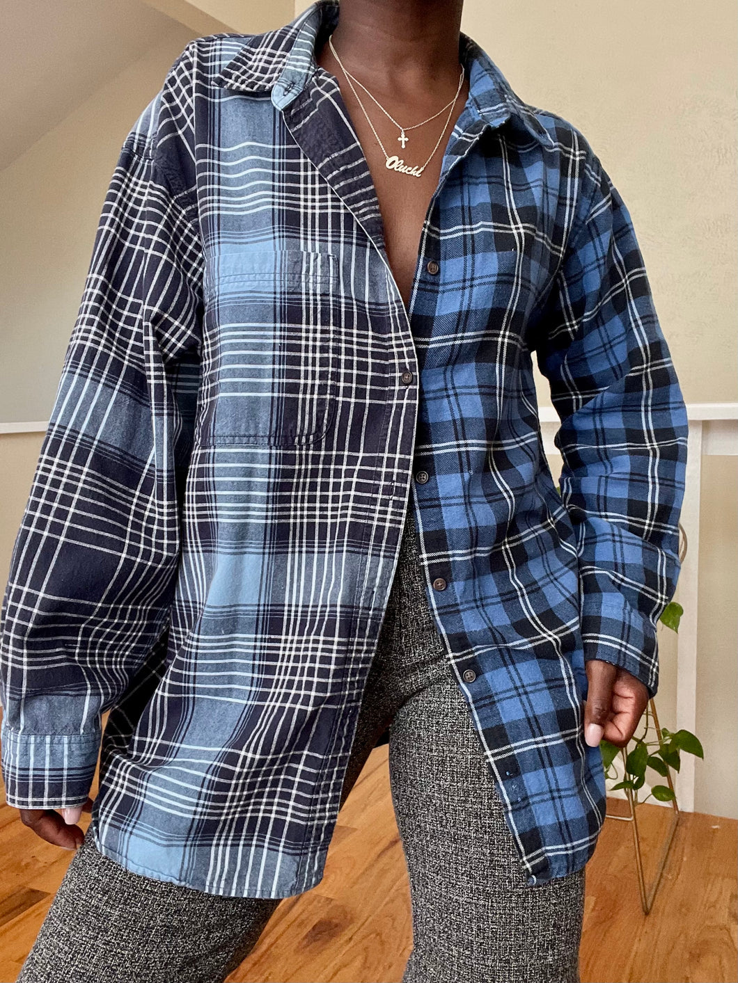 reworked vintage flannel