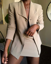 Load image into Gallery viewer, vintage taupe skirt suit
