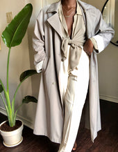 Load image into Gallery viewer, vintage dove gray raincoat
