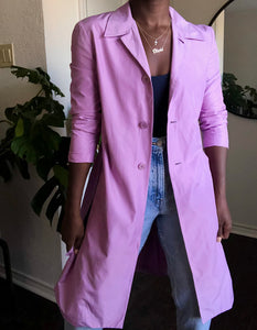 light lilac trench
