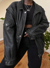 Load image into Gallery viewer, vintage leather bomber
