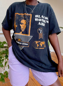 vintage 'black women are #1' tee