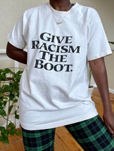 Load image into Gallery viewer, vintage &#39;give racism the boot&#39; tee
