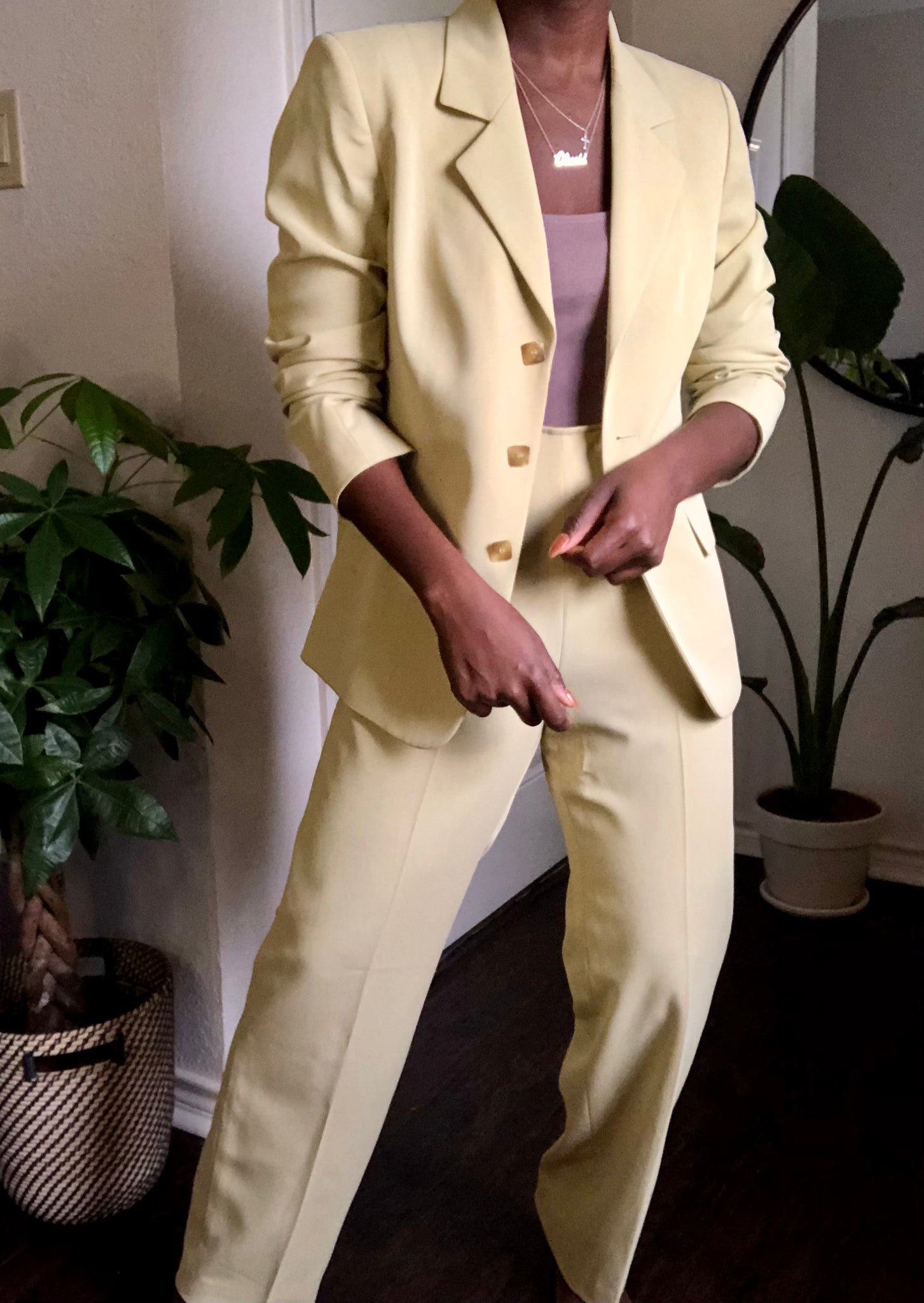 pistachio pant suit – OLUCHI VINTAGE