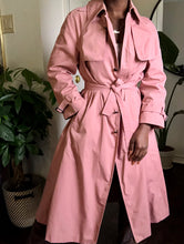 Load image into Gallery viewer, dusty rose trenchcoat
