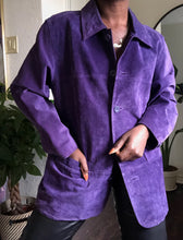 Load image into Gallery viewer, grape shirt jacket
