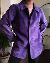 Load image into Gallery viewer, grape shirt jacket
