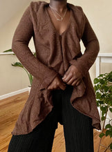 Load image into Gallery viewer, cocoa ruffle tunic
