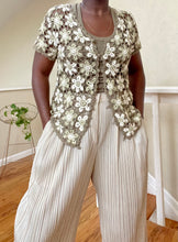 Load image into Gallery viewer, floral crochet cardigan
