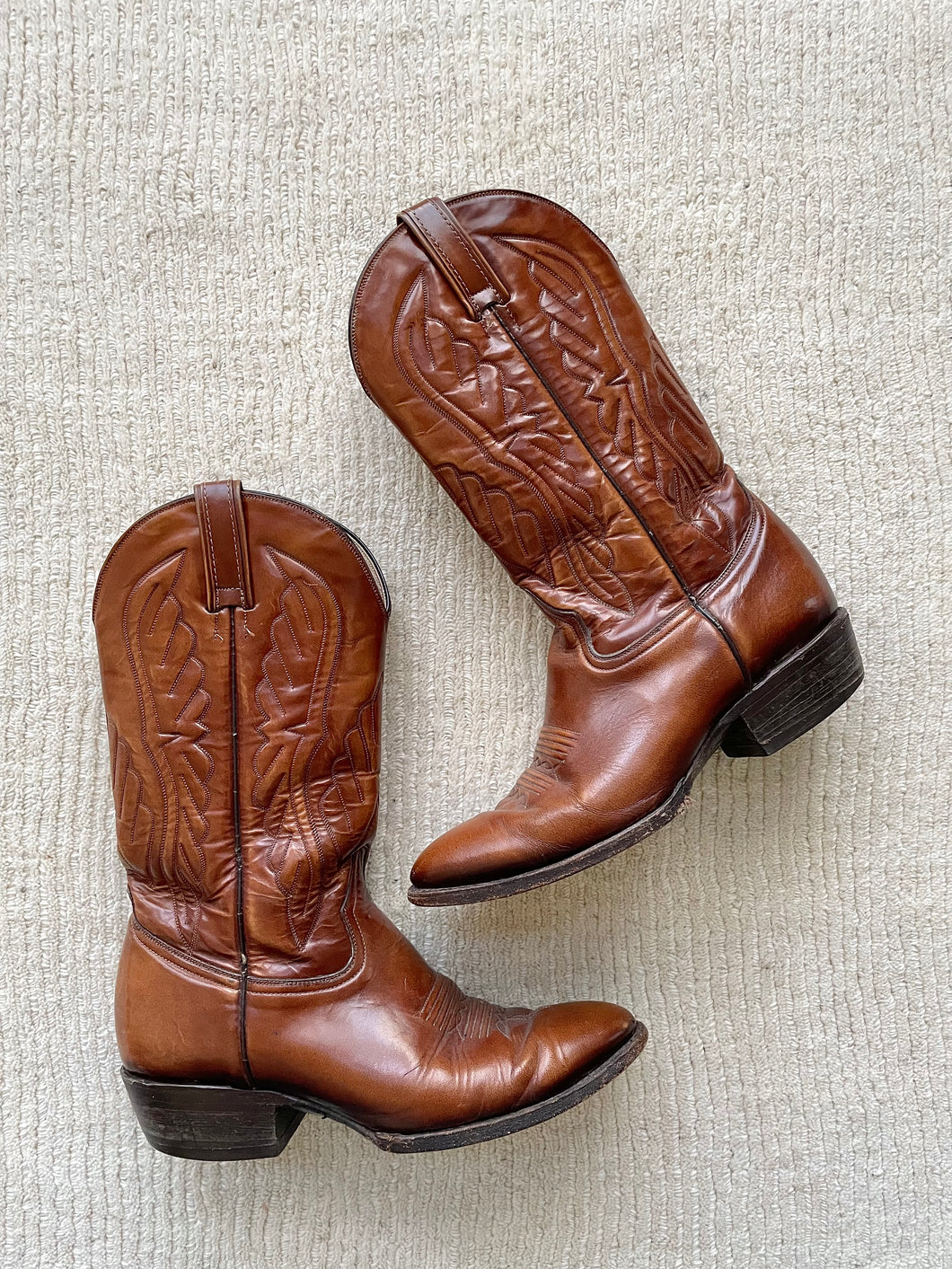 vintage maple cowboy boots