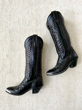 Load image into Gallery viewer, vintage onyx cowboy boots
