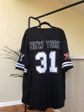 Load image into Gallery viewer, vintage black yankees NLBM baseball jersey
