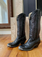 Load image into Gallery viewer, vintage onyx cowboy boots
