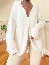 Load image into Gallery viewer, ivory boucle cardigan
