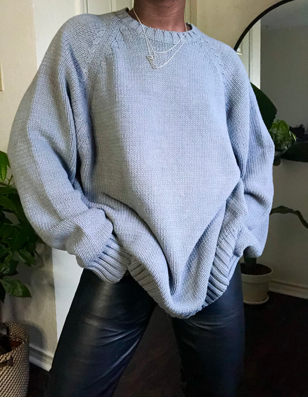 cement knit sweater